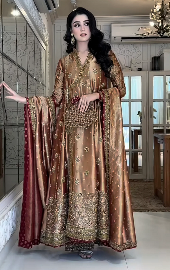 Pure Mysoori Embroidered Wedding Dress – WW335