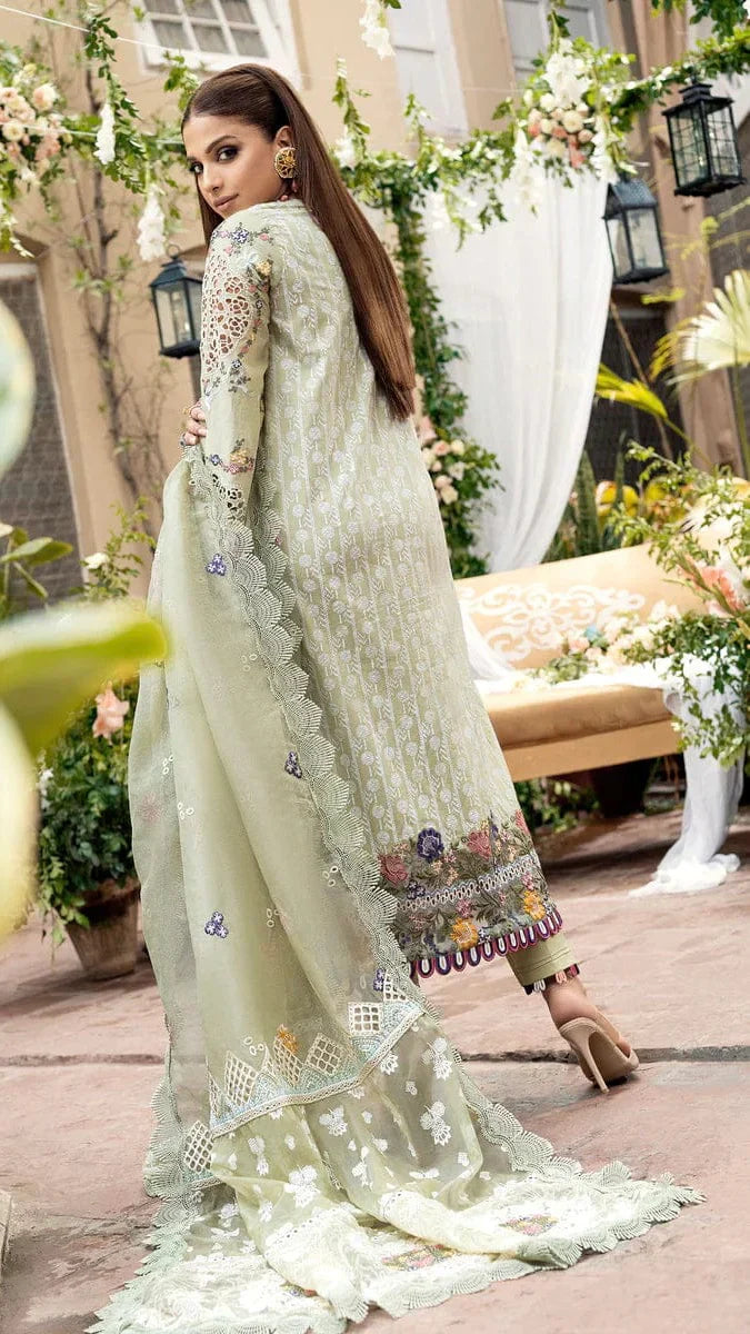 Pure Lawn Luxury Embroidered Dress - LL266