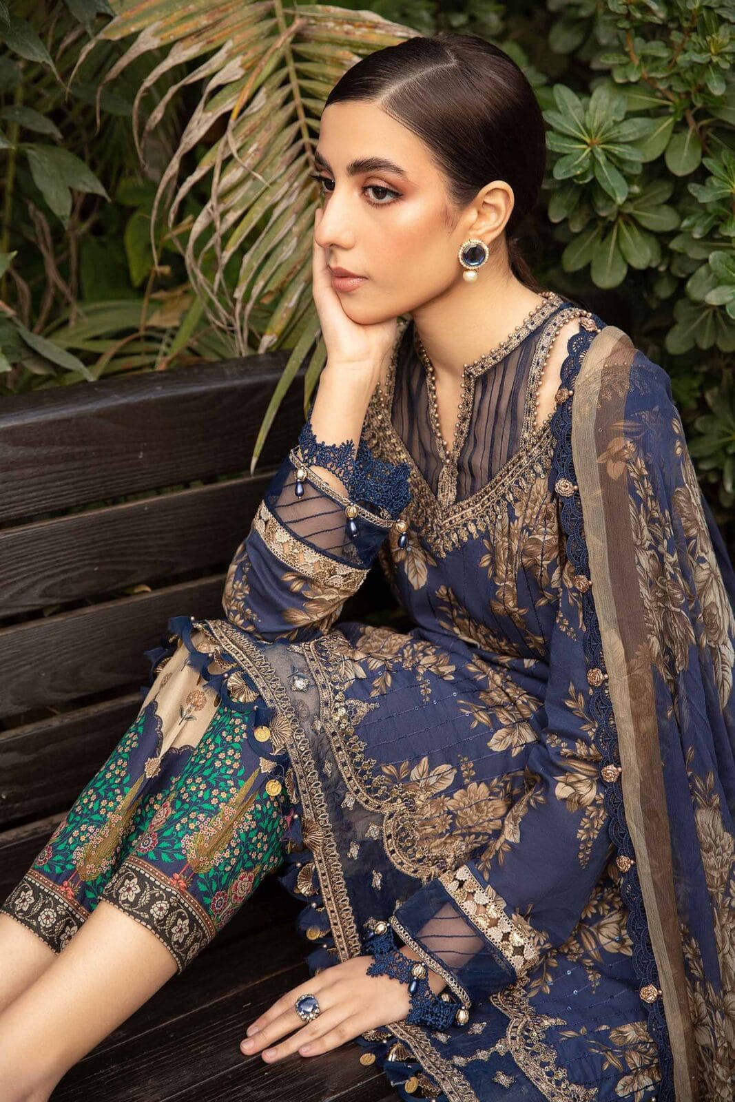 Pure Lawn Digital Embroidered Dress - LCS003
