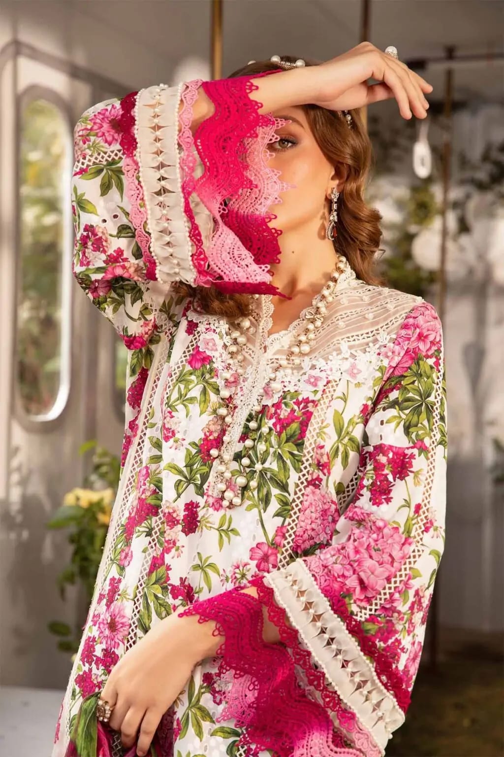 Pure Lawn Digital Embroidered Dress - LCS005