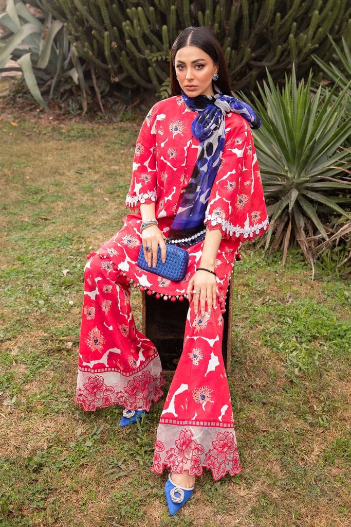 Pure Lawn Digital Embroidered Dress - LL109