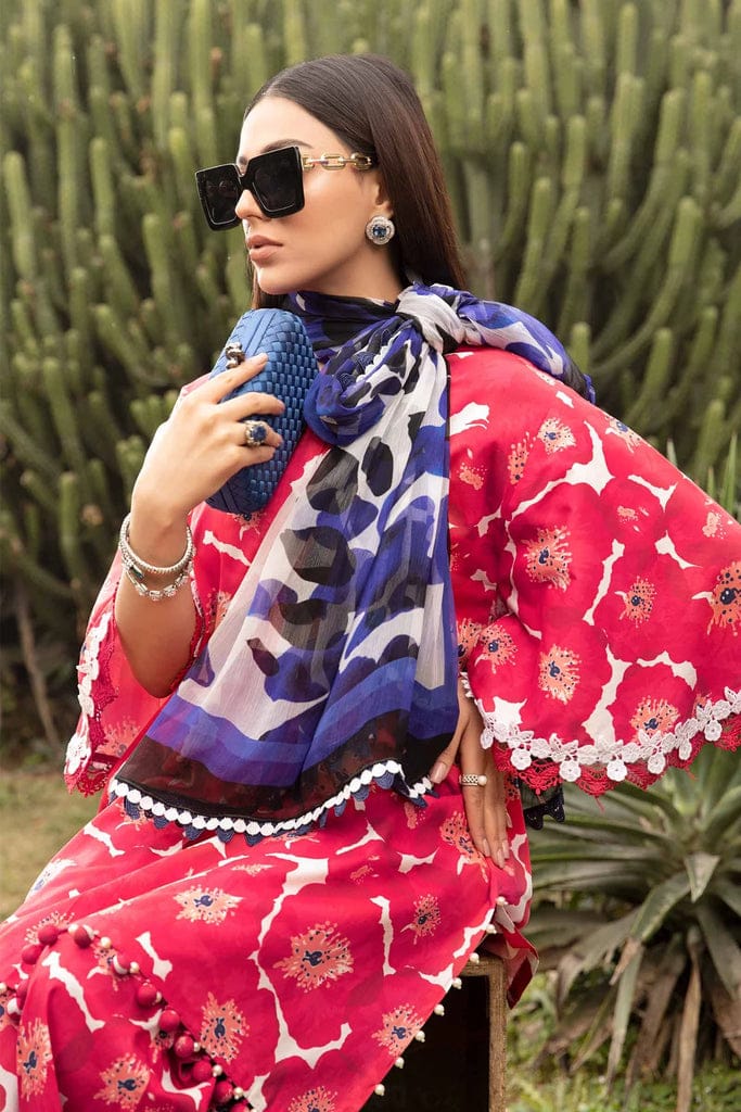 Pure Lawn Digital Embroidered Dress - LL109