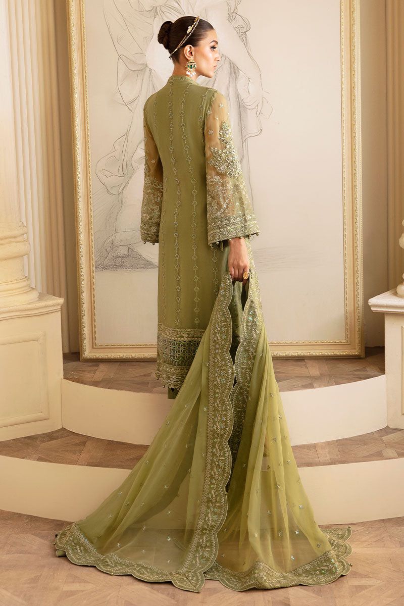 Pure Chiffon Elegant Embroidered Dress : WW209