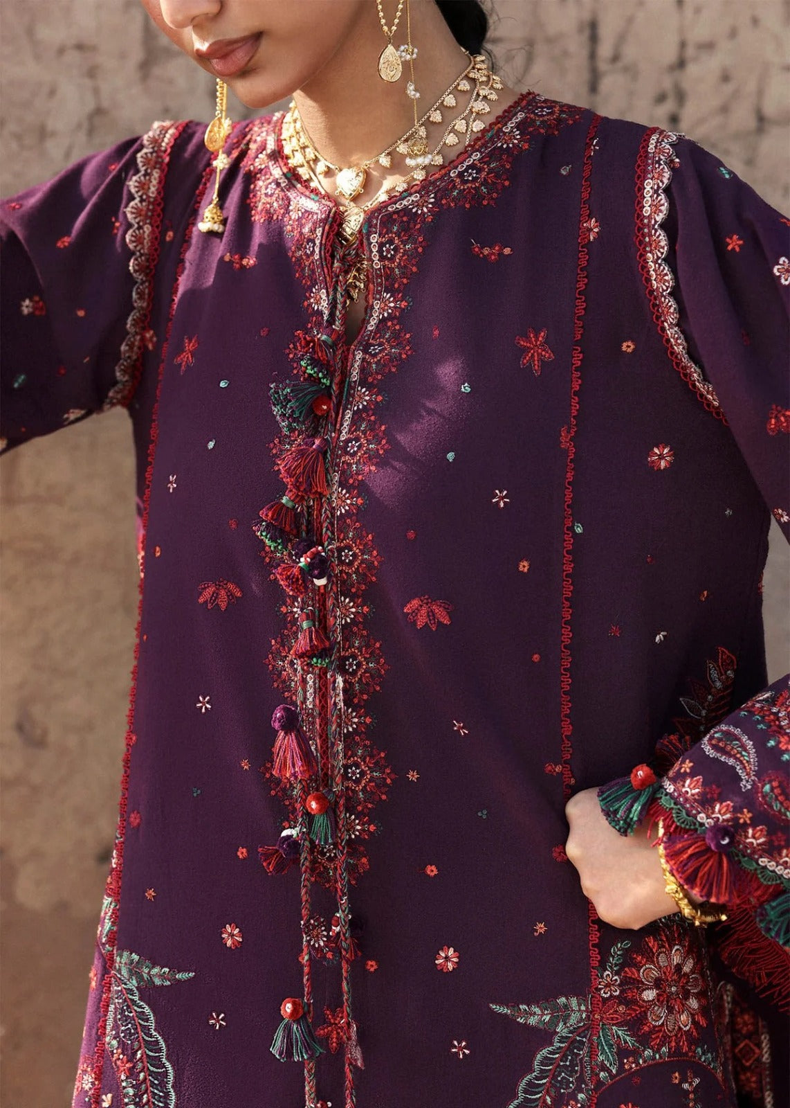 Pure Lawn Chickenkari Eid Outfit - LL418