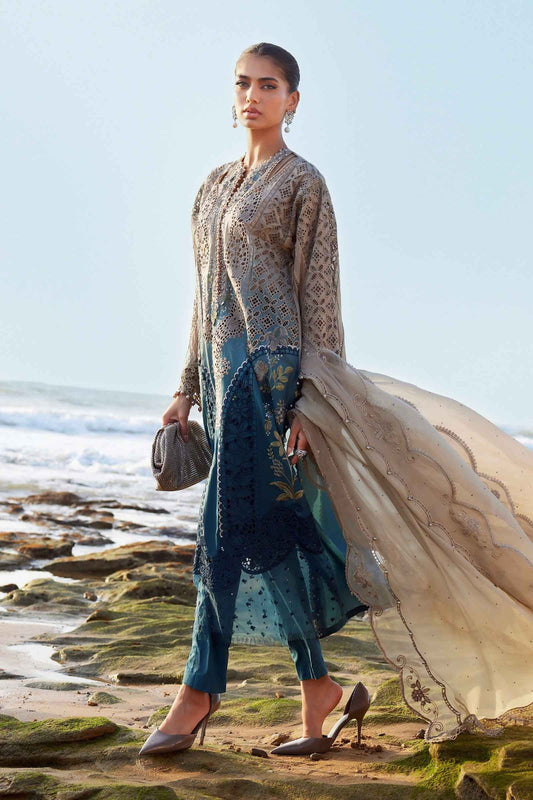 Pure Lawn Embroidered Eid Outfit - LL430