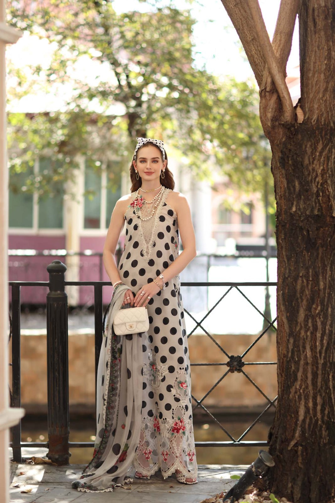 pure chiffon dresses Pure Chiffon Moonlight Embroidered Dress