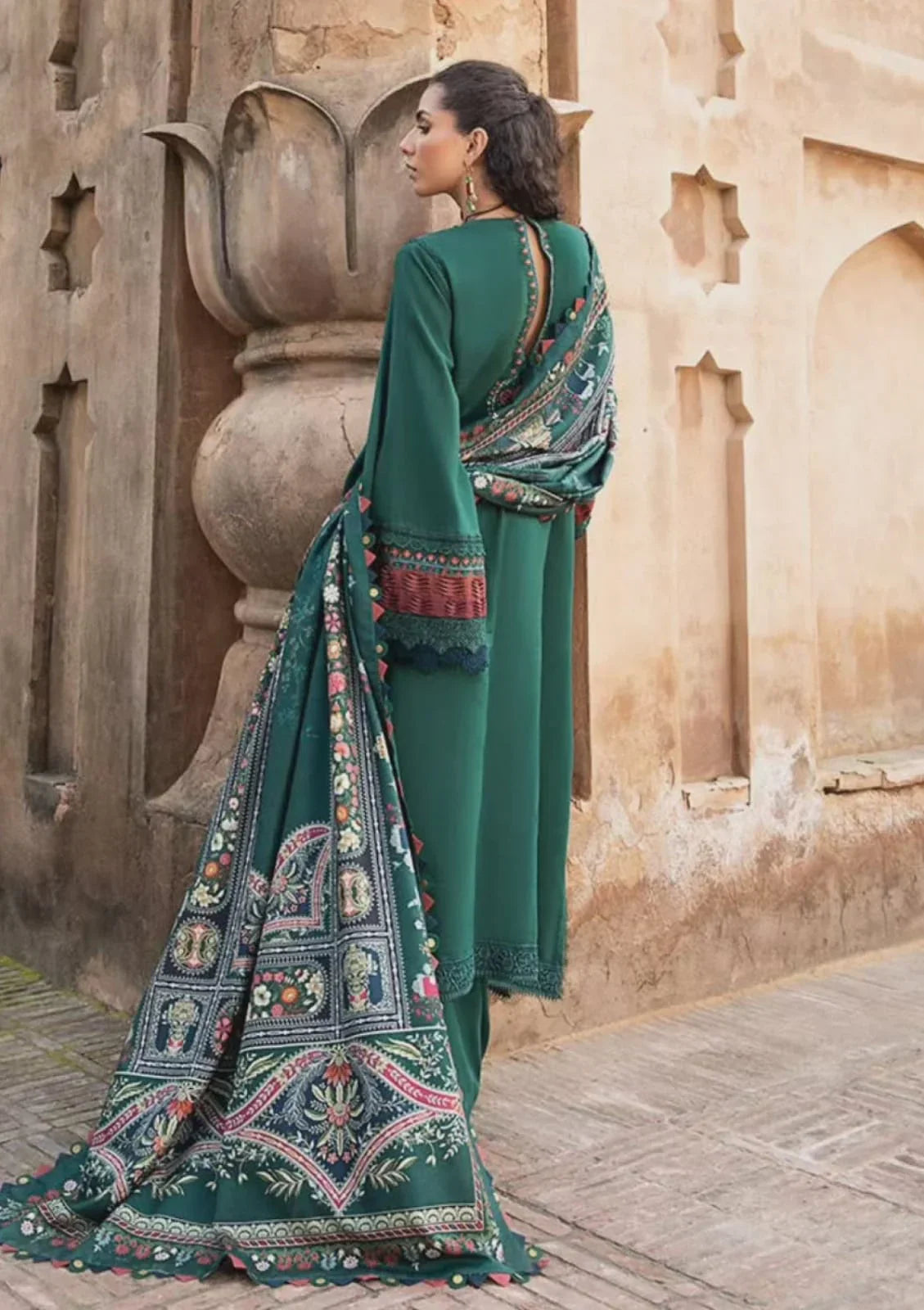 Pure Lawn Digital Embroidered Dress - LL209