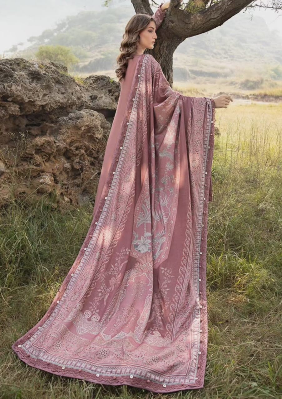 Pure Lawn Digital Embroidered Dress - LL208