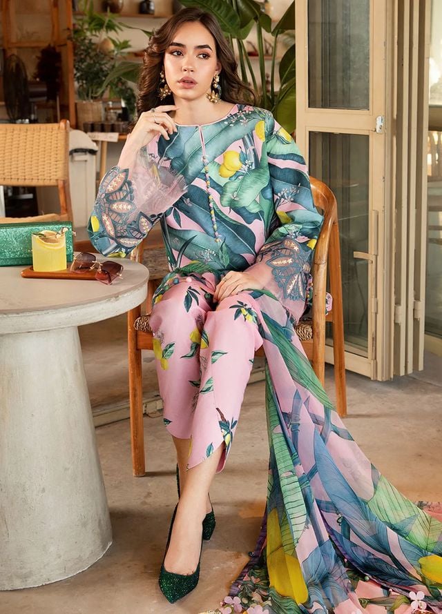 Pure Lawn Multi Digital Printed Dress - LL227