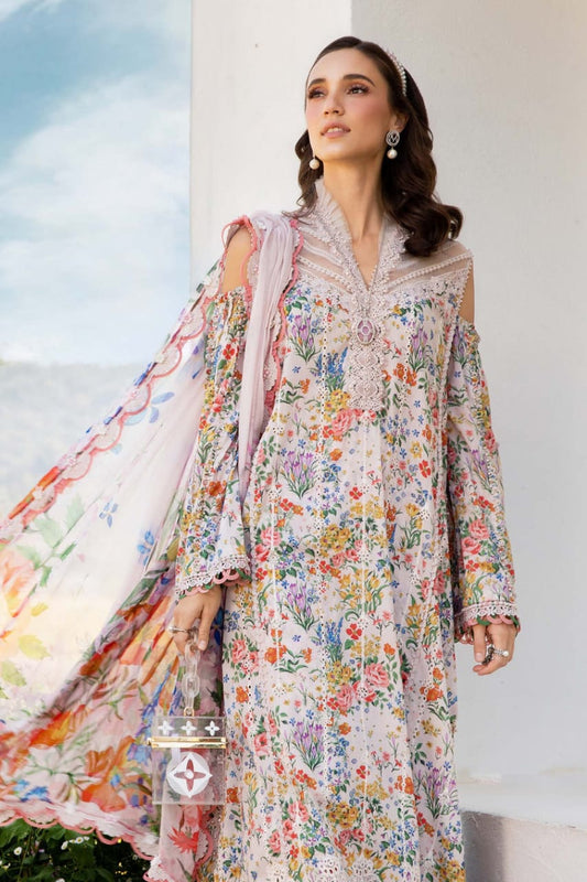 Pure Lawn Multi Digital Printed Dress - LL229