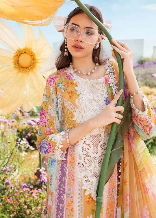 Pure Lawn Digital Embroidered Dress - LL232