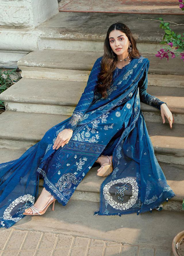Pure Lawn Zinc Chickenkari Dress : LL295