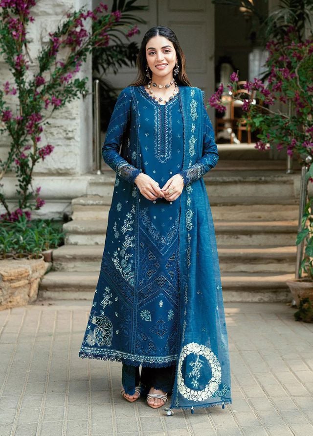 Pure Lawn Zinc Chickenkari Dress : LL295