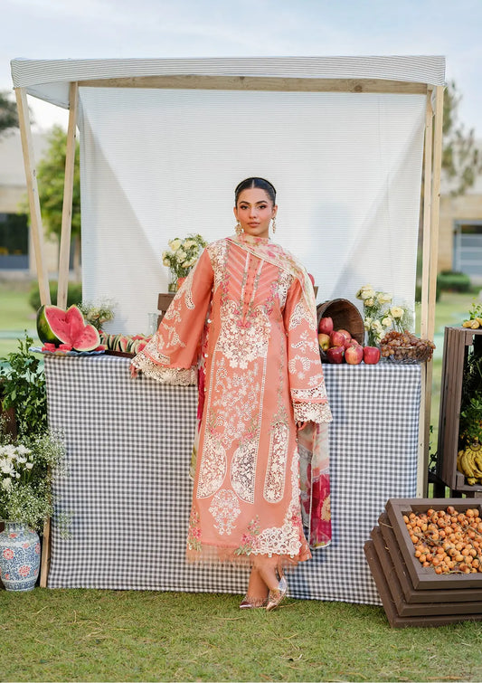 Pure Luxury Lawn Autumn Dream Chickenkari Eid Outfit - LL461