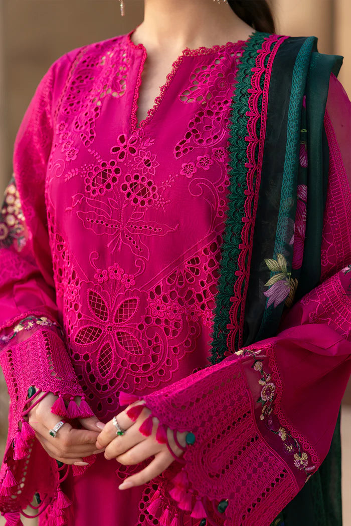 Pure Lawn Pink Embroidered Dress - LL249
