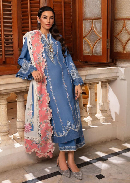 Pure Luxury Lawn Embroidered Eid Outfit - LL457