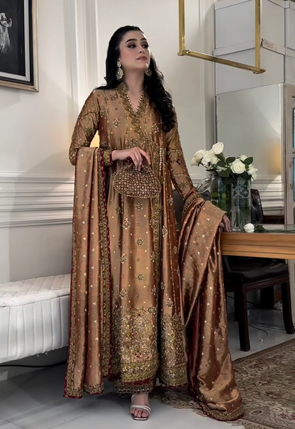 Pure Mysoori Embroidered Wedding Dress – WW335