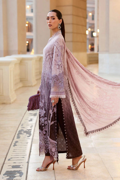 Pure Luxury Lawn Embroidered Eid Outfit - LL441