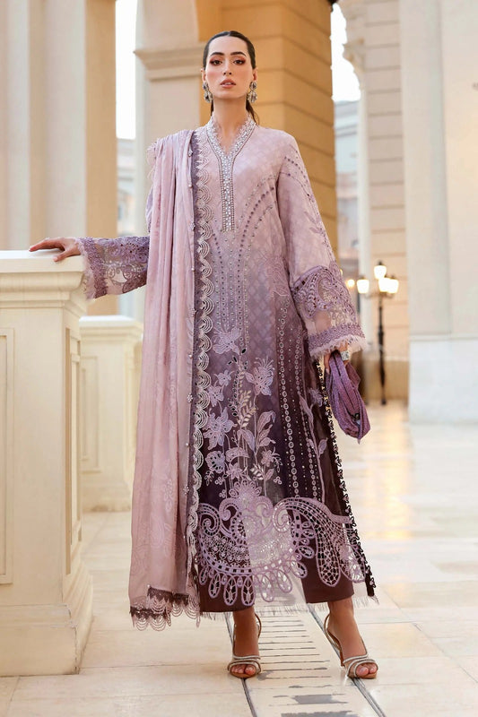 Pure Luxury Lawn Embroidered Eid Outfit - LL441