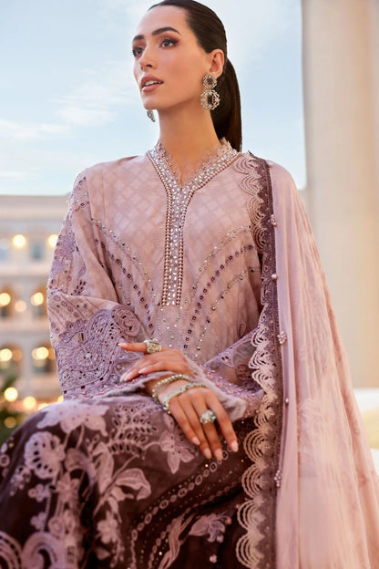 Pure Luxury Lawn Embroidered Eid Outfit - LL441