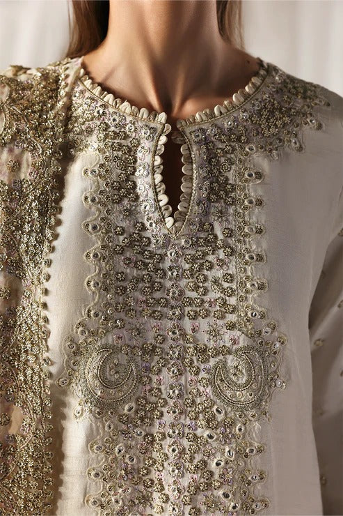 Pure Luxury Misty Dawn Lawn Embroidered Eid Outfit - LL445
