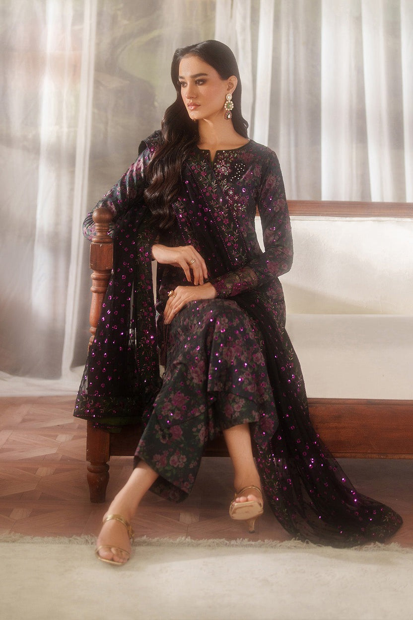 Pure Luxury Lawn Embroidered Eid Outfit - LL452