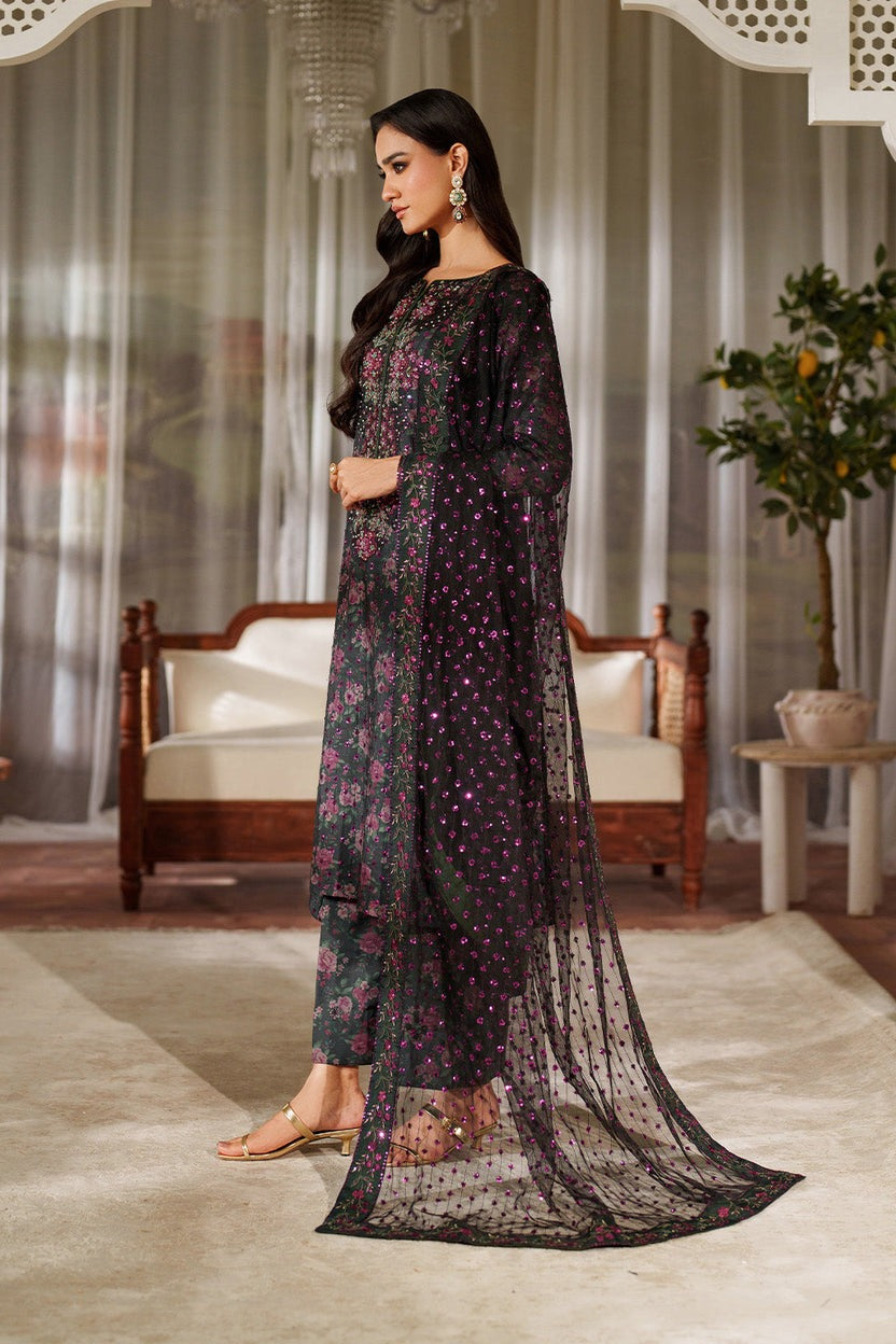 Pure Luxury Lawn Embroidered Eid Outfit - LL452