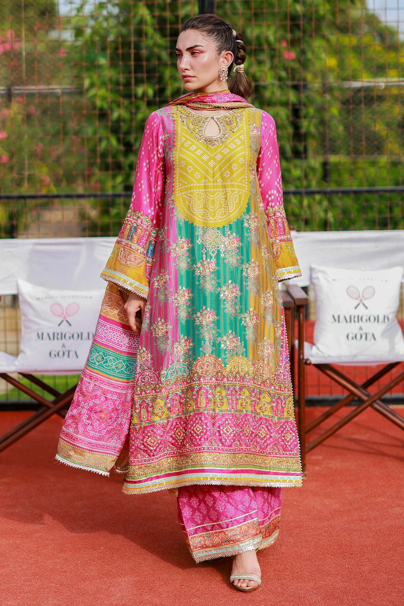 Pure Luxury Lawn Multi Embroidered Eid Outfit - LL451