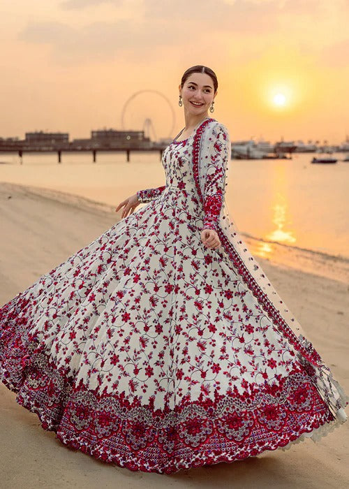 Pure Luxury Lawn Embroidered Eid Outfit - LL447