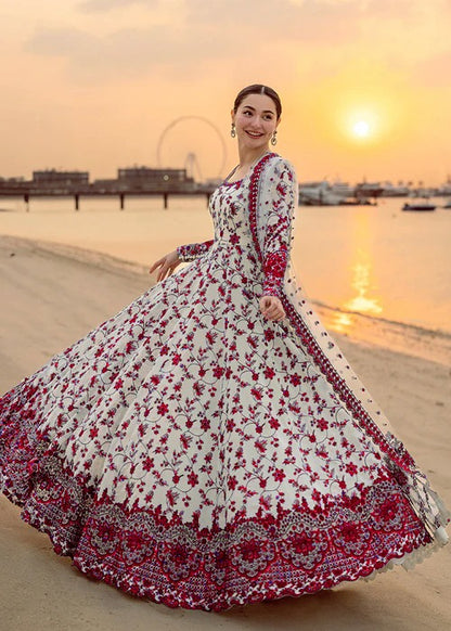 Pure Luxury Lawn Embroidered Eid Outfit - LL447