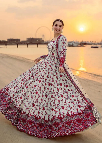 Pure Luxury Lawn Embroidered Eid Outfit - LL447
