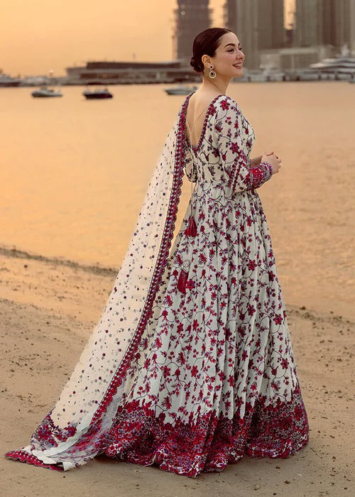 Pure Luxury Lawn Embroidered Eid Outfit - LL447