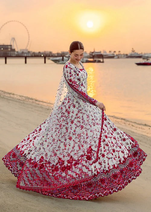 Pure Luxury Lawn Embroidered Eid Outfit - LL447