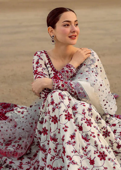Pure Luxury Lawn Embroidered Eid Outfit - LL447