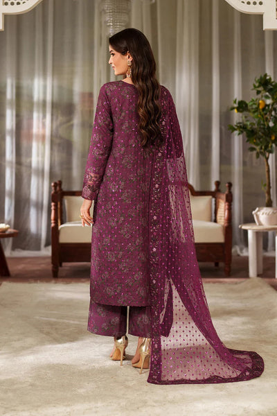 Pure Luxury Lawn Embroidered Eid Outfit - LL459
