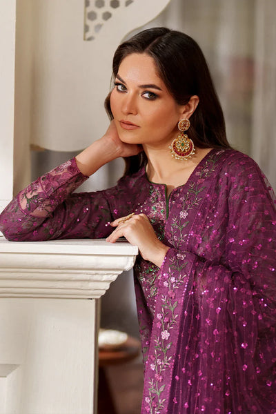 Pure Luxury Lawn Embroidered Eid Outfit - LL459