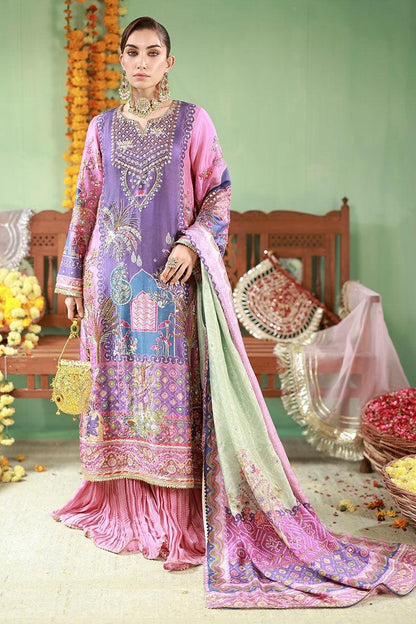 Pure Luxury Lawn Embroidered Eid Outfit - LL458