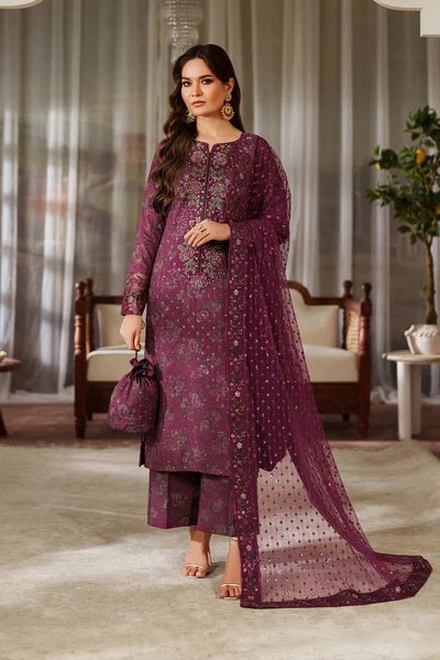 Pure Luxury Lawn Embroidered Eid Outfit - LL459