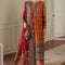 Pure Chiffon Orange Embroidered Dress - WW303
