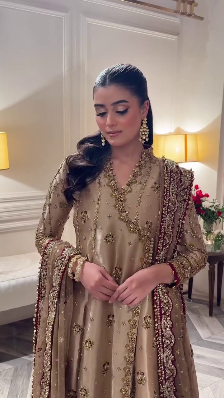 Pure Mysoori Wedding Anagarkha Styled Dress – WW318