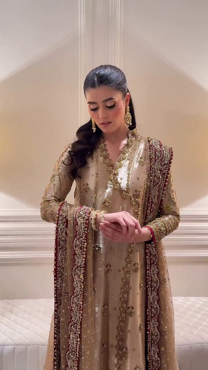 Pure Mysoori Wedding Anagarkha Styled Dress – WW318