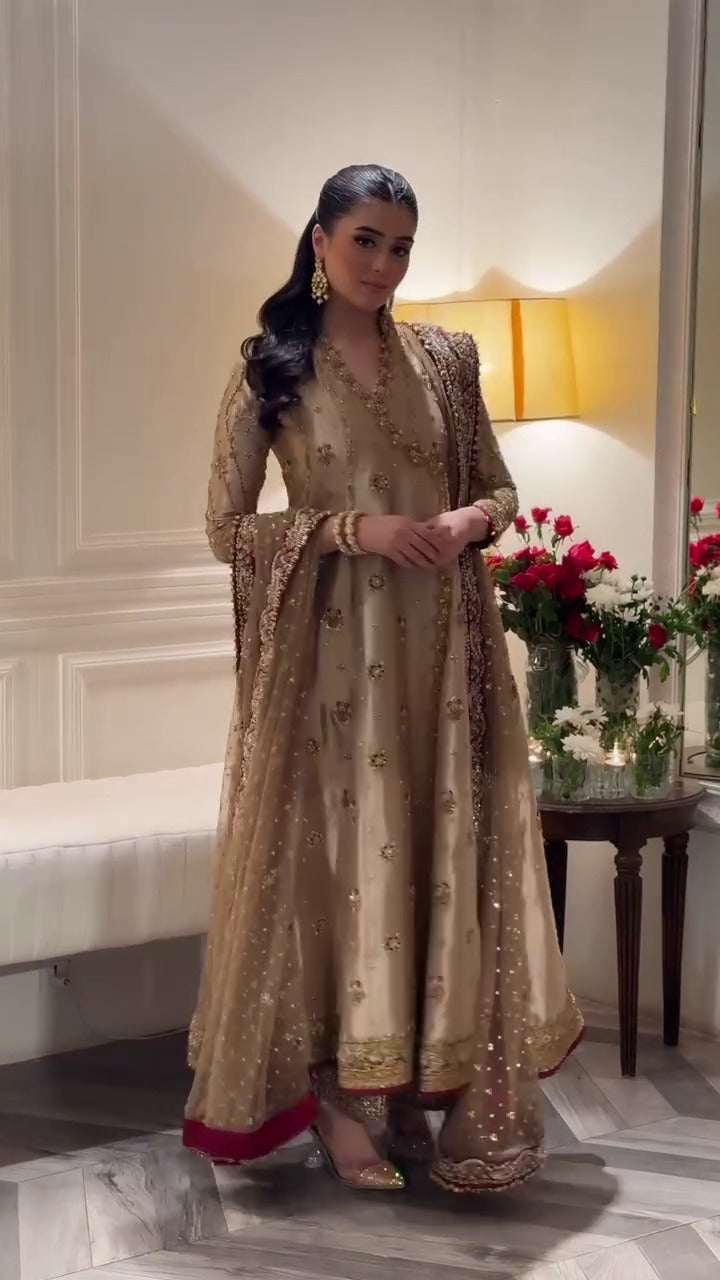 Pure Mysoori Wedding Anagarkha Styled Dress – WW318