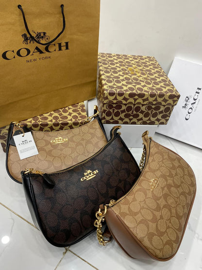 Coach Teri Shoulder Bag in Signature Canvas – Model CA548