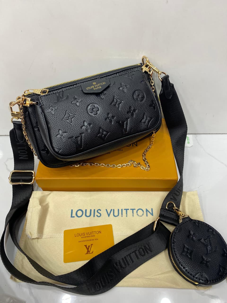 Louis Vuitton Monogram Embroidered Pochette – Model M44825