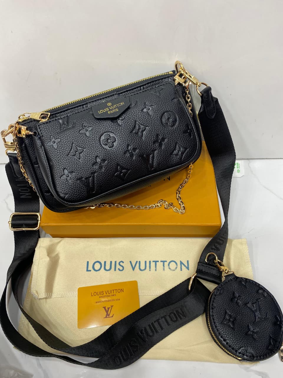 Louis Vuitton Monogram Embroidered Pochette – Model M44825