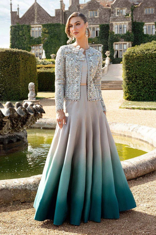 Premium Silk Embroidered Wedding Dress - WW372