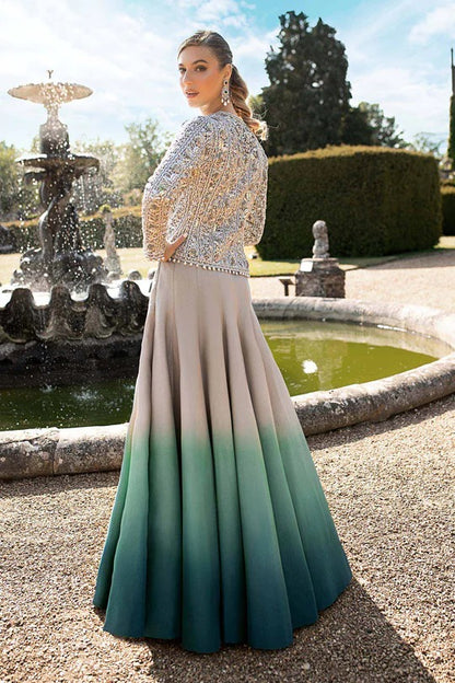 Premium Silk Embroidered Wedding Dress - WW372
