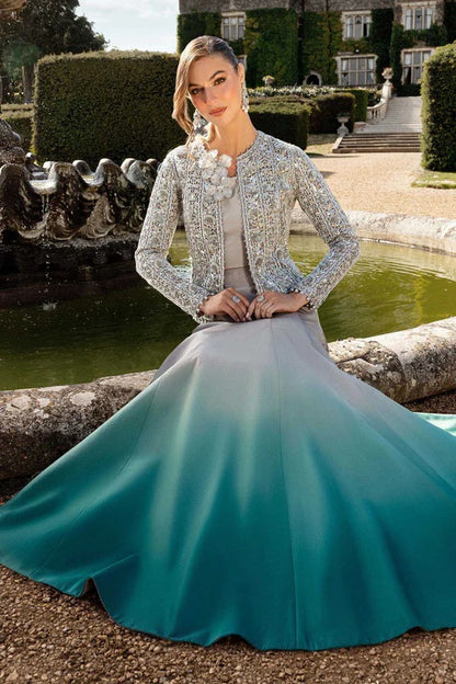 Premium Silk Embroidered Wedding Dress - WW372