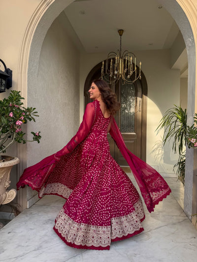 Pure Shamouse Silk Gulinar Embroidered Dress - WW522