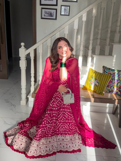 Pure Shamouse Silk Gulinar Embroidered Dress - WW522